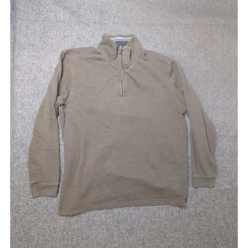 Arrow Mens Sweatshirt XL Green 1/4 Zip Pullover Long Sleeve Casual Warm Jacket‎
